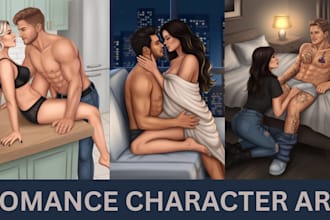 do fantasy romance character couple art spicy sport novel romance book cover art