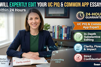 edit your uc piq personal insight questions and common app essay within 24 hours