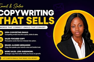 write high converting sales emails and email copywriting for wellness brand
