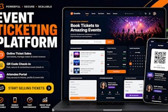 build event ticketing platform event booking website and attendee portal