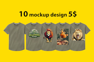 do t shirt mockup design 24 hours