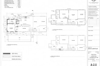 construction plan for residential building, roof plan design, building elevation