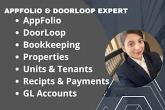 do real estate propery management bookkeeping in doorloop, appfolio
