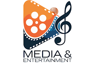 create a professional music and entertainment logo