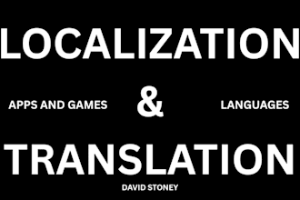 translate english to german, english to spanish with professional localization