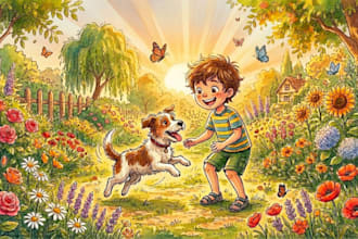 children story book illustration children story book illustration story book