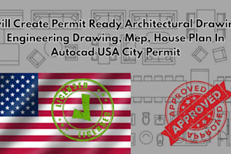 create residential permit ready architectural drawing engineering drawing, mep
