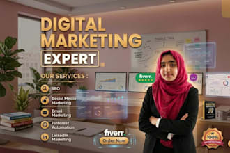 be your digital marketing expert and graphics designer