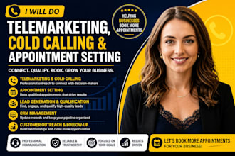 do telemarketing cold calling and appointment setting