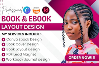 canva ebook design lead magnet workbook journal and layout design