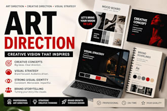 provide professional art direction and creative direction for your brand