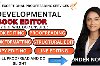 proofread developmental book editor self help children book novel book editing