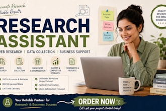 provide accurate web research business data support