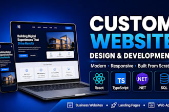 design and develop a custom website from scratch