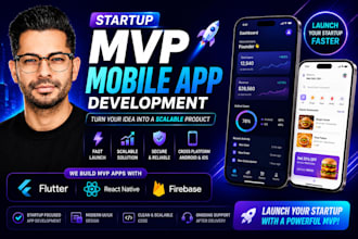 develop flutter mvp app rapid prototype startups saas