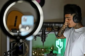 write and perform custom male rap vocals, hooks and chorus for your music