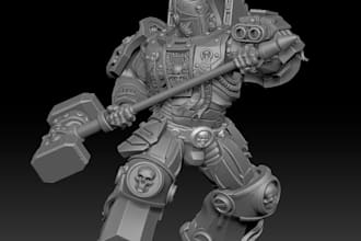 create custom 3d creature stl files, dragon models, tabletop miniatures,dioramas