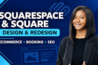 build squarespace website design squarespace website redesign square booking SEO