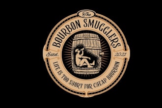 design super eye catching bourbon group logo for you