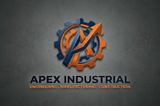 design a professional industrial logo for your business