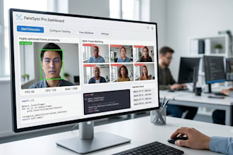 develop face recognition and computer vision web app