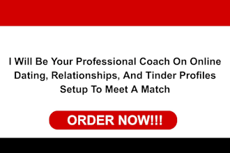 be your professional coach on online dating, relationship and tinder profile