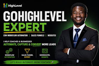 gohighlevel CRM workflow automation gohighlevel website ghl sales funnel expert