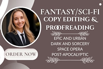 proofread fantasy novel urban epic dark copy edit sci fi space opera apocalyptic