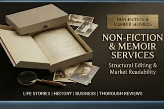 beta read your non fiction book memoir self help manuscript with honest feedback