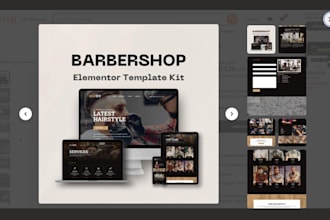 design barbershop barbershop website salon website hair extension beard oil stor