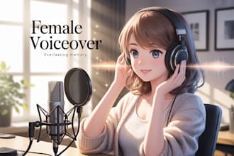 custom erotic narration, female voice actor record seductive nsfw cute voice for
