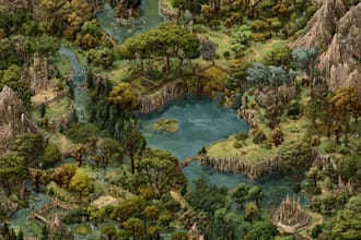 create maps for your fantasy game, book