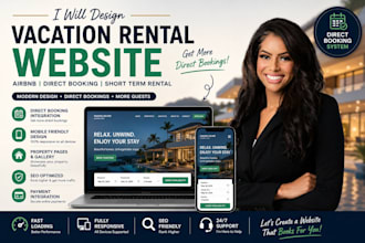 vacation rental website rental website direct booking short term rental website