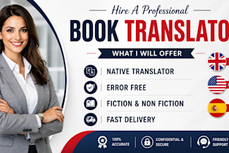 translate spanish to english and vice versa fiction non fiction novel