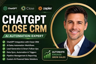 integrate chatgpt with close CRM claude ai sales automation workflow system