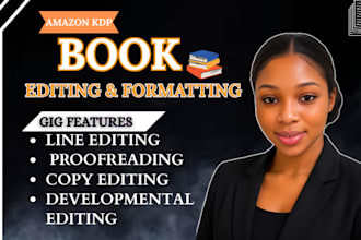 do professional book editing, proofreading and manuscript editing for authors