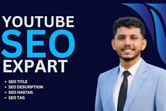 provide professional youtube SEO for video ranking