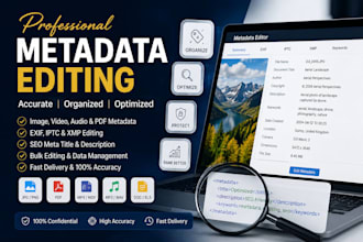 provide professional metadata editing and exif data services