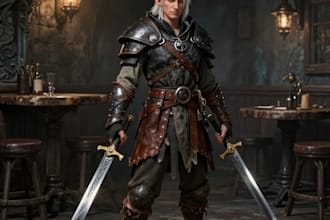 dnd, fantasy character and dnd character