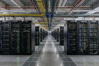 do high realistic data centre design, warehouse design