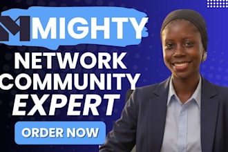 setup mighty network community manager mighty network membership website design