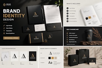 design a professional brand identity and visual identity system