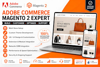 design adobe commerce magento2 ux ui multi store setup custom theme netsuite crm