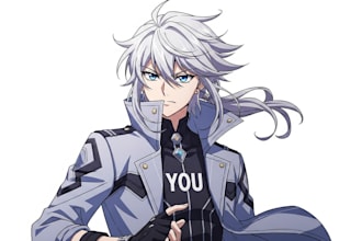 draw you in anime or manhwa style illustration