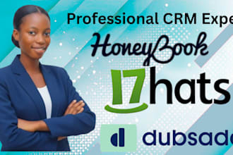 setup dubsado,honeybook,17hats  and paperbell CRM