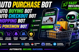 do auto purchase bot auto buying bot auto checkout bot shopping bot pokemon bot