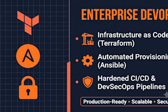 setup devops infrastructure with terraform ansible and secure ci cd