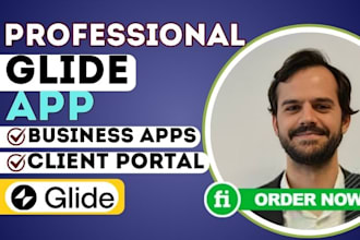build glide app, flutterflow, glide designer, adalo expert, custom glide app