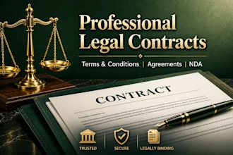 be your lawyer for legal paperwork and legal contracts