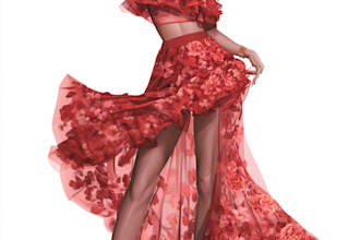 draw gulf clothing, modest fashion illustrations